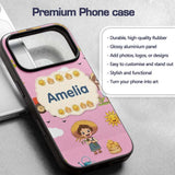 Cute Farm Tractor Duck Girl Sunny Field Rose Custom Name Protective Phone Case Mobile Cover Durable Everyday Smartphone Shock Resistant