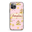 Cute Baby Chick Hen Coop Farm Printed Design Custom Name Protective Phone Case Mobile Cover Durable Everyday Smartphone Shock Resistant