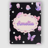 Personalised Name Cute Pastel Unicorn Bird Custom  Unique Gift Idea Elegant Feature Canvas Wall Art Print Decor Picture Ready to Hang
