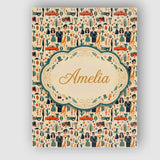 Personalised Name Mid Century Fashion Custom Modern Room Accent Creative Decorator Style Canvas Wall Art Print Decor Picture Ready to Hang