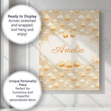 Personalised Name Cute Cupcake and Clouds Sweet Dessert Seamless Custom  Interior Canvas Wall Art Print Decor Picture Ready to Hang