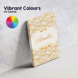 Personalised Name Cute Cupcake and Clouds Sweet Dessert Seamless Custom  Interior Canvas Wall Art Print Decor Picture Ready to Hang