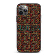 African Tribal Wavy Line Abstract Printed Design Custom Name Protective Phone Case Mobile Cover Durable Everyday Smartphone Shock Resistant