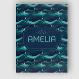 Personalised Name Abstract Night Mountains Custom  Unique Gift Idea Elegant Feature Canvas Wall Art Print Decor Picture Ready to Hang