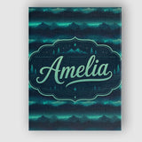 Personalised Name Mystic Mountain Forest Custom  Unique Gift Idea Elegant Feature Canvas Wall Art Print Decor Picture Ready to Hang