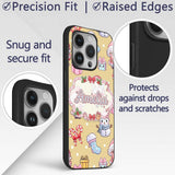 Cute Kawaii Santa Snowman Gift Characters Warm Custom Name Protective Phone Case Mobile Cover Durable Everyday Smartphone Shock Resistant