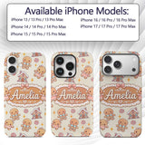 Cute Gingerbread Cookies Candy House Sweets Cream Custom Name Protective Phone Case Mobile Cover Durable Everyday Smartphone Shock Resistant