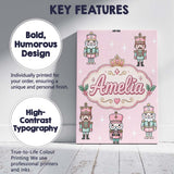 Personalised Name Nutcracker Soldiers Custom Modern Room Accent Creative Decorator Style Canvas Wall Art Print Decor Picture Ready to Hang