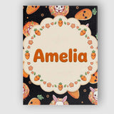 Personalised Name Cute Carrot Bunny Donut Custom  Unique Gift Idea Elegant Feature Canvas Wall Art Print Decor Picture Ready to Hang