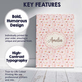 Personalised Name Cute Pink Cupcake Dessert Custom  Bespoke Interior Contemporary Canvas Wall Art Print Decor Picture Ready to Hang