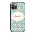 Cute Hamster Winter Snow Seamless Printed Design Custom Name Protective Phone Case Mobile Cover Durable Everyday Smartphone Shock Resistant