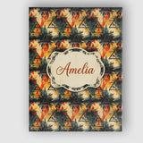 Personalised Name Grunge Tribal Abstract Custom  Unique Gift Idea Elegant Feature Canvas Wall Art Print Decor Picture Ready to Hang
