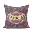 Custom Name Colorful Octopus Sea Life Seamless Underwater Marine Square Filled Cushion Throw Pillow Sofa Bed Home Decor Zip Washable UK Made