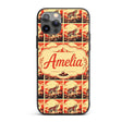 Cheetah Landscape Red Sunset Scenic Seamless Custom Name Protective Phone Case Mobile Cover Durable Everyday Smartphone Shock Resistant