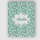 Personalised Name Snowdrop Flowers with Custom  Modern Room Accent Elegant Feature Canvas Wall Art Print Decor Picture Ready to Hang
