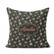 Custom Name Dark Gothic Spider Web Pattern with Glowing Seamless Square Filled Cushion Throw Pillow Sofa Bed Home Decor Zip Washable UK Made