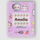 Personalised Name Cute Kawaii Mixer Kettle Custom  Unique Gift Idea Elegant Feature Canvas Wall Art Print Decor Picture Ready to Hang