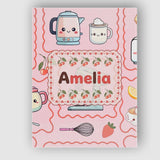 Personalised Name Cute Kawaii Mixer Kettle Custom  Unique Gift Idea Elegant Feature Canvas Wall Art Print Decor Picture Ready to Hang