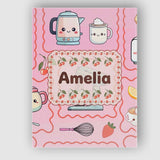 Personalised Name Cute Kawaii Mixer Kettle Custom  Unique Gift Idea Elegant Feature Canvas Wall Art Print Decor Picture Ready to Hang