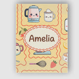 Personalised Name Cute Kawaii Mixer Kettle Custom  Unique Gift Idea Elegant Feature Canvas Wall Art Print Decor Picture Ready to Hang