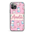 Cute Kawaii Sweet Sugar Jar with Printed Design Custom Name Protective Phone Case Mobile Cover Durable Everyday Smartphone Shock Resistant