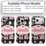 Cute Kawaii Appliances Mixer Toaster Seamless Custom Name Protective Phone Case Mobile Cover Durable Everyday Smartphone Shock Resistant