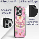 Cute Kawaii Succulent Plant Pots Printed Design Custom Name Protective Phone Case Mobile Cover Durable Everyday Smartphone Shock Resistant