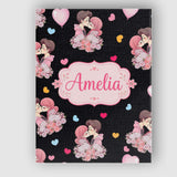 Personalised Name Valentines Love Couple Custom  Unique Gift Idea Elegant Feature Canvas Wall Art Print Decor Picture Ready to Hang