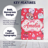 Personalised Name Cute Cupid Angels Hearts Custom  Unique Gift Idea Elegant Feature Canvas Wall Art Print Decor Picture Ready to Hang
