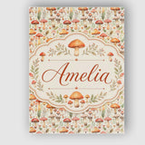 Personalised Name Delicate Botanical Custom Premium Decorative Design Modern Room Accent Canvas Wall Art Print Decor Picture Ready to Hang