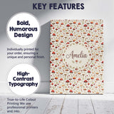 Personalised Name Neutral Earth Tone Custom Premium Decorative Design Modern Room Accent Canvas Wall Art Print Decor Picture Ready to Hang