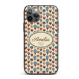 Colorful Blue Red Hot Air Balloons Printed Design Custom Name Protective Phone Case Mobile Cover Durable Everyday Smartphone Shock Resistant