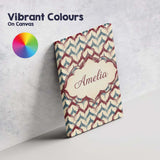Personalised Name Soft Watercolor Abstract Custom  Unique Gift Idea Elegant Feature Canvas Wall Art Print Decor Picture Ready to Hang