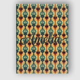 Personalised Name Elegant Ornamental Leaf Custom  Bespoke Decorative Contemporary Canvas Wall Art Print Decor Picture Ready to Hang