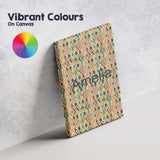 Personalised Name Abstract Geometric Custom Premium Decorative Design Modern Room Accent Canvas Wall Art Print Decor Picture Ready to Hang