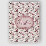 Personalised Name Autumn Botanical Floral Custom  Unique Gift Idea Elegant Feature Canvas Wall Art Print Decor Picture Ready to Hang