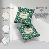 Custom Name Dark Romantic Landscape with Figures Scenic Seamless Square Filled Cushion Throw Pillow Sofa Bed Home Decor Zip Washable UK Made