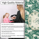 Dark Green Romantic Landscape with Figures Scenic Toile Seamless  Personalised Custom Name Super Soft Fleece Blanket Bed Sofa Throw