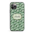 Bright Green Pastoral Hillside Village Scenic Custom Name Protective Phone Case Mobile Cover Durable Everyday Smartphone Shock Resistant