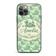 Classic Green Garden Landscape with Villas Scenic Custom Name Protective Phone Case Mobile Cover Durable Everyday Smartphone Shock Resistant