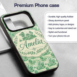 Classic Green Garden Landscape with Villas Scenic Custom Name Protective Phone Case Mobile Cover Durable Everyday Smartphone Shock Resistant