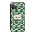 Elegant Riverside Trees and Pagoda Scenic Toile Custom Name Protective Phone Case Mobile Cover Durable Everyday Smartphone Shock Resistant