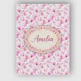 Personalised Name Soft Watercolor Pink Custom  Modern Room Accent Elegant Feature Canvas Wall Art Print Decor Picture Ready to Hang