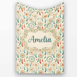 Dreamcatcher Feathers Bohemian Seamless Pattern Designs Name Cute  Personalised Custom Name Super Soft Fleece Blanket Bed Sofa Throw