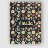 Personalised Name Dark Tribal Dreamcatcher Custom  Unique Gift Idea Elegant Feature Canvas Wall Art Print Decor Picture Ready to Hang