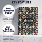 Personalised Name Dark Tribal Dreamcatcher Custom  Unique Gift Idea Elegant Feature Canvas Wall Art Print Decor Picture Ready to Hang