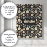 Personalised Name Dark Tribal Dreamcatcher Custom  Unique Gift Idea Elegant Feature Canvas Wall Art Print Decor Picture Ready to Hang