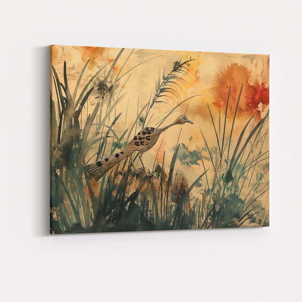 Watercolour Woodland Bird Nature Wildlife Painting Canvas Wall Art Print Decor Picture Ready to Hang