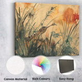 Watercolour Woodland Bird Nature Wildlife Painting Canvas Wall Art Print Decor Picture Ready to Hang