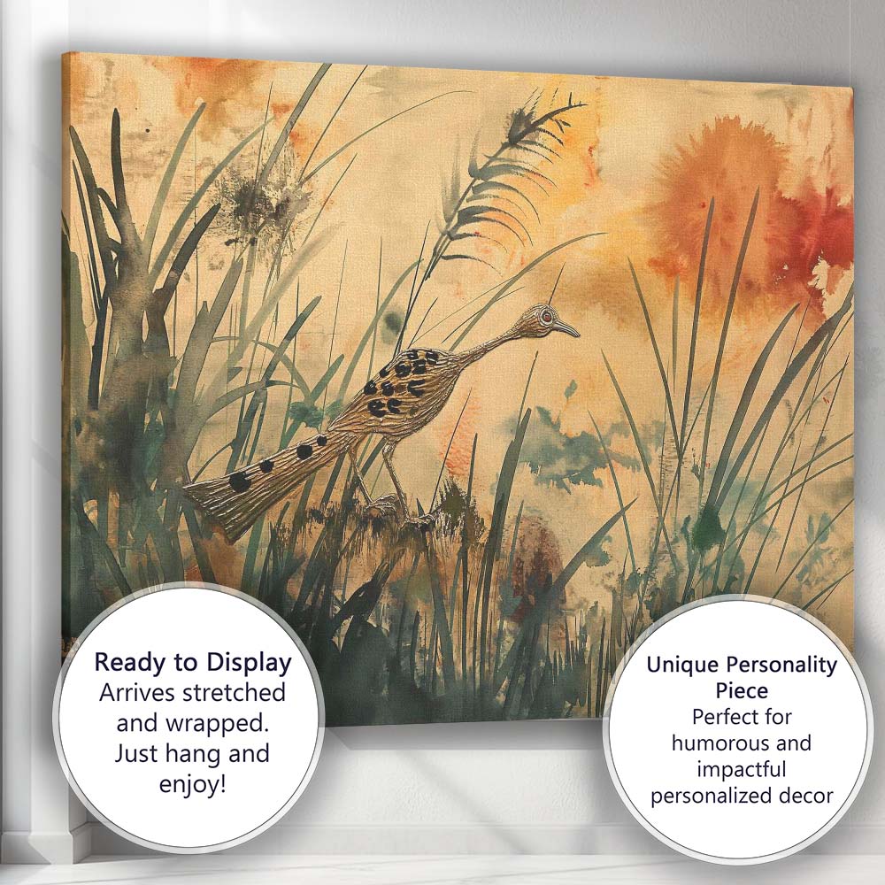 Watercolour Woodland Bird Nature Wildlife Painting Canvas Wall Art Print Decor Picture Ready to Hang